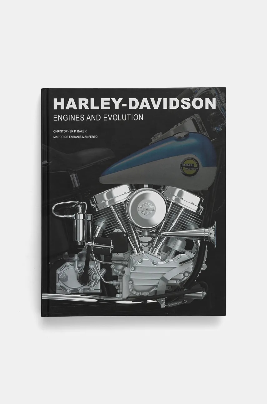 home & lifestyle carte Harley-Davidson by Christopher P. Baker, English culoarea negru