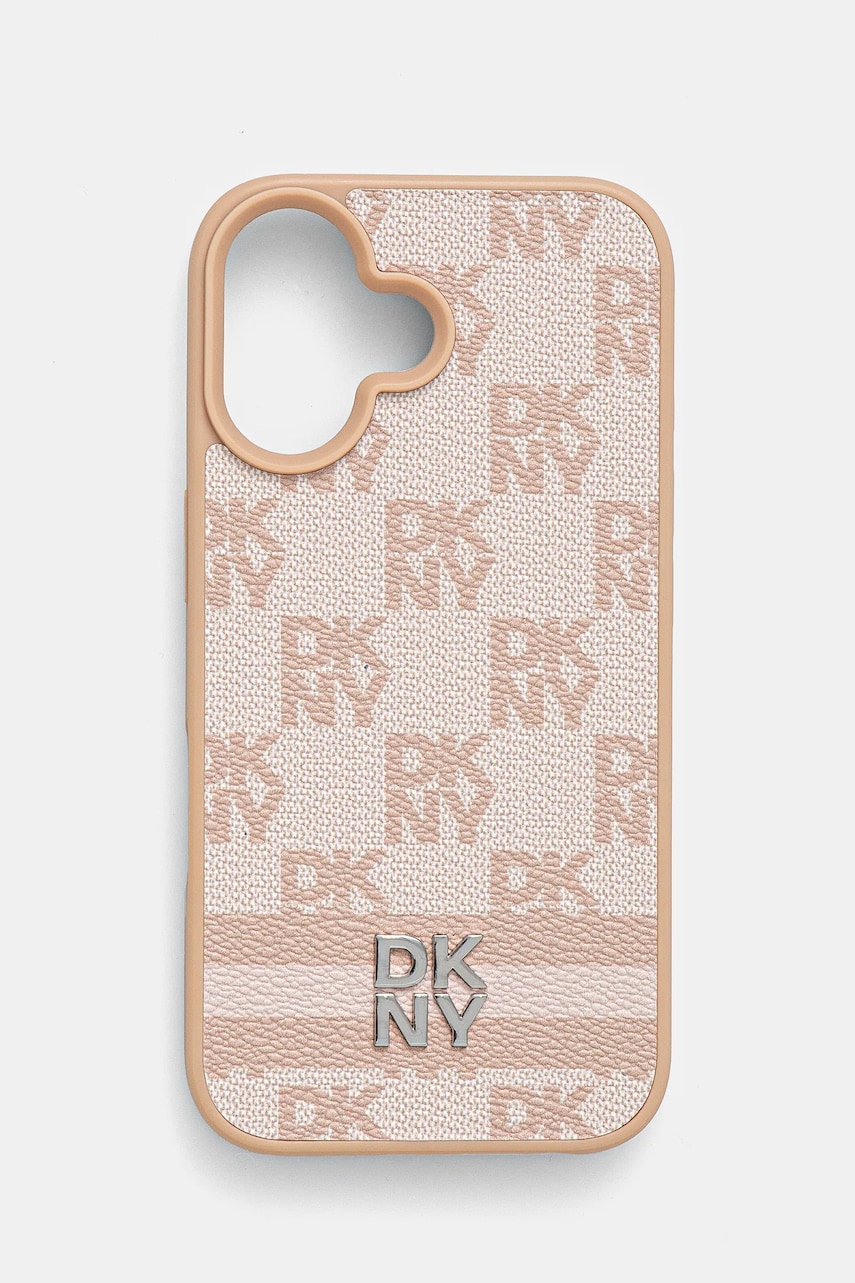 Levně Obal na telefon Dkny iPhone 16 6.1 oranžová barva, DKHCP16SPCPTSSP