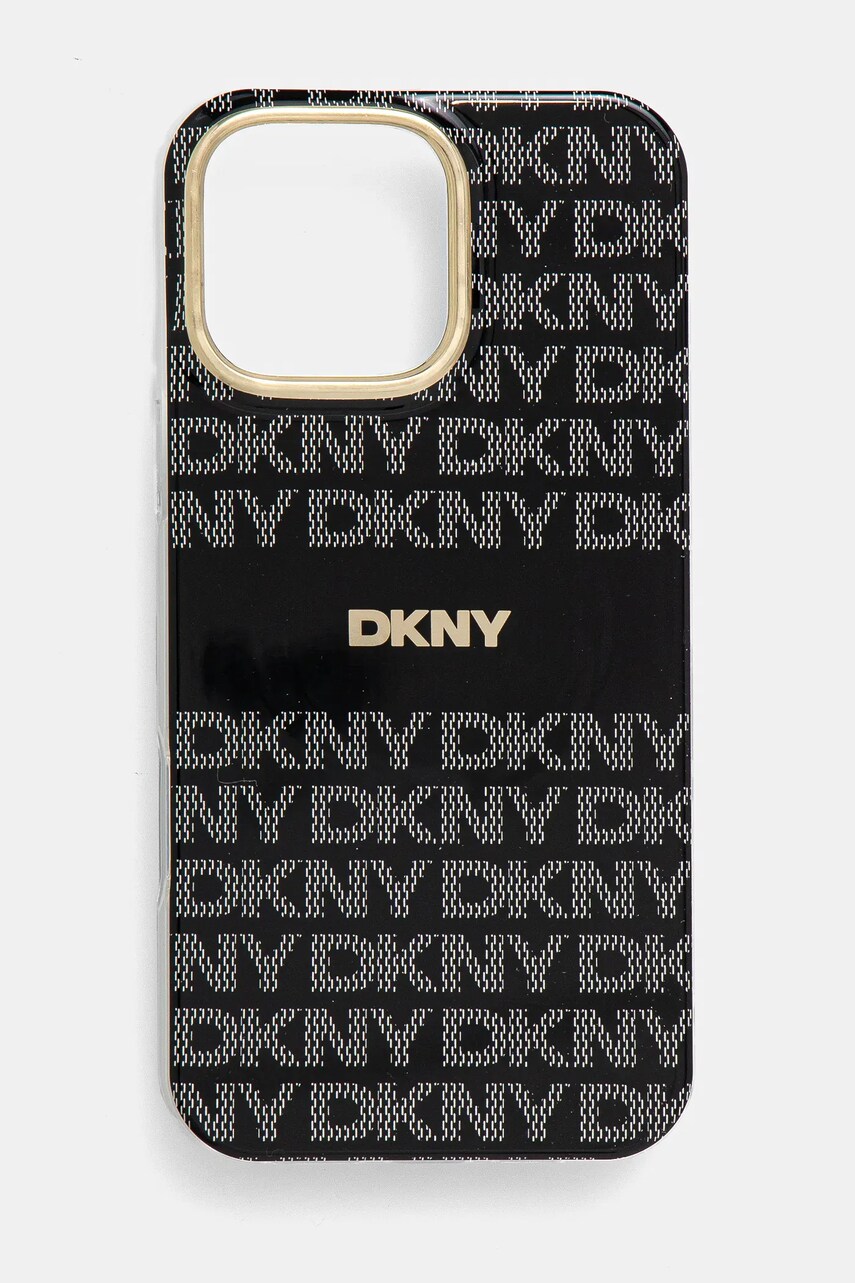 Dkny etui pentru telefon iPhone 16 Pro Max 6.9 culoarea negru, DKHMP16XHRHSEK