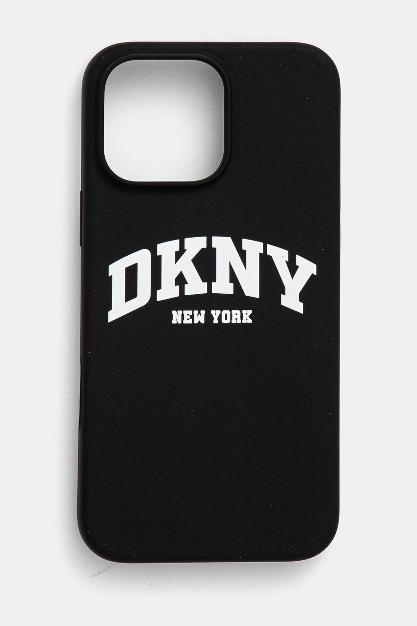 Dkny etui pentru telefon iPhone 16 Pro Max 6.9 culoarea negru, DKHMP16XSNYACH