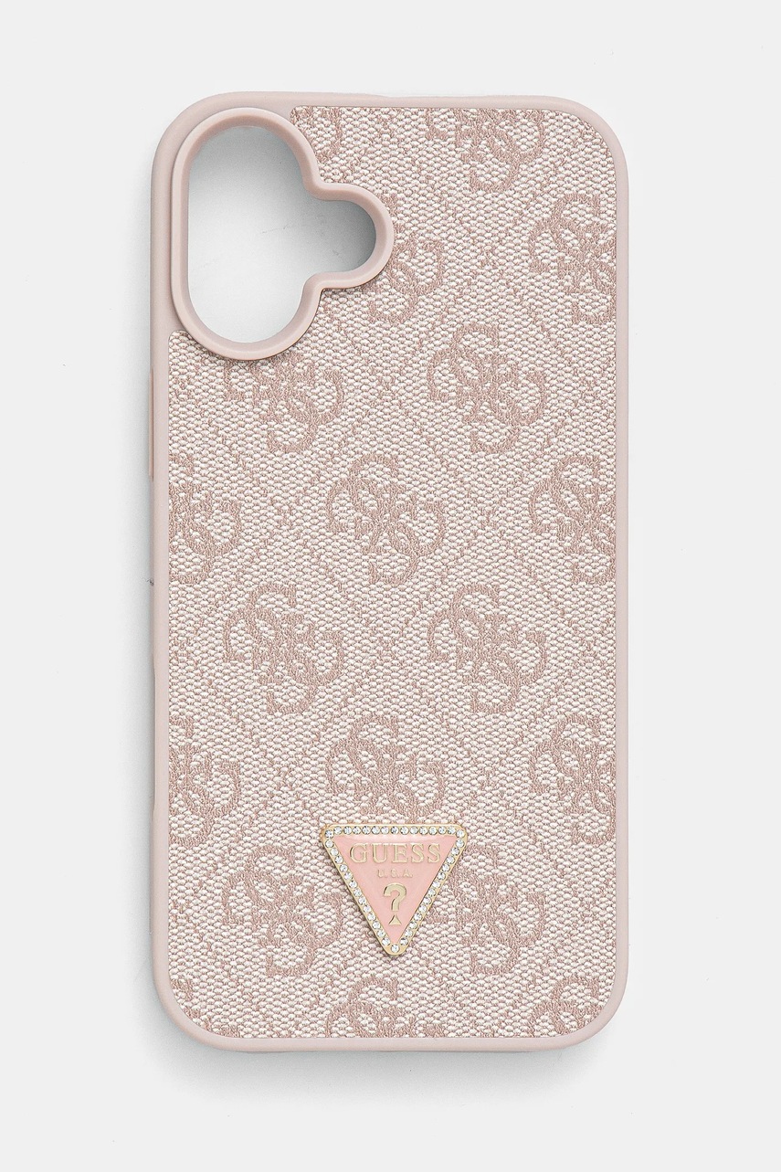 

Кейс за телефон Guess iPhone 16 Plus 6.7 в розово GUHCP16MP4TDPP, Розов