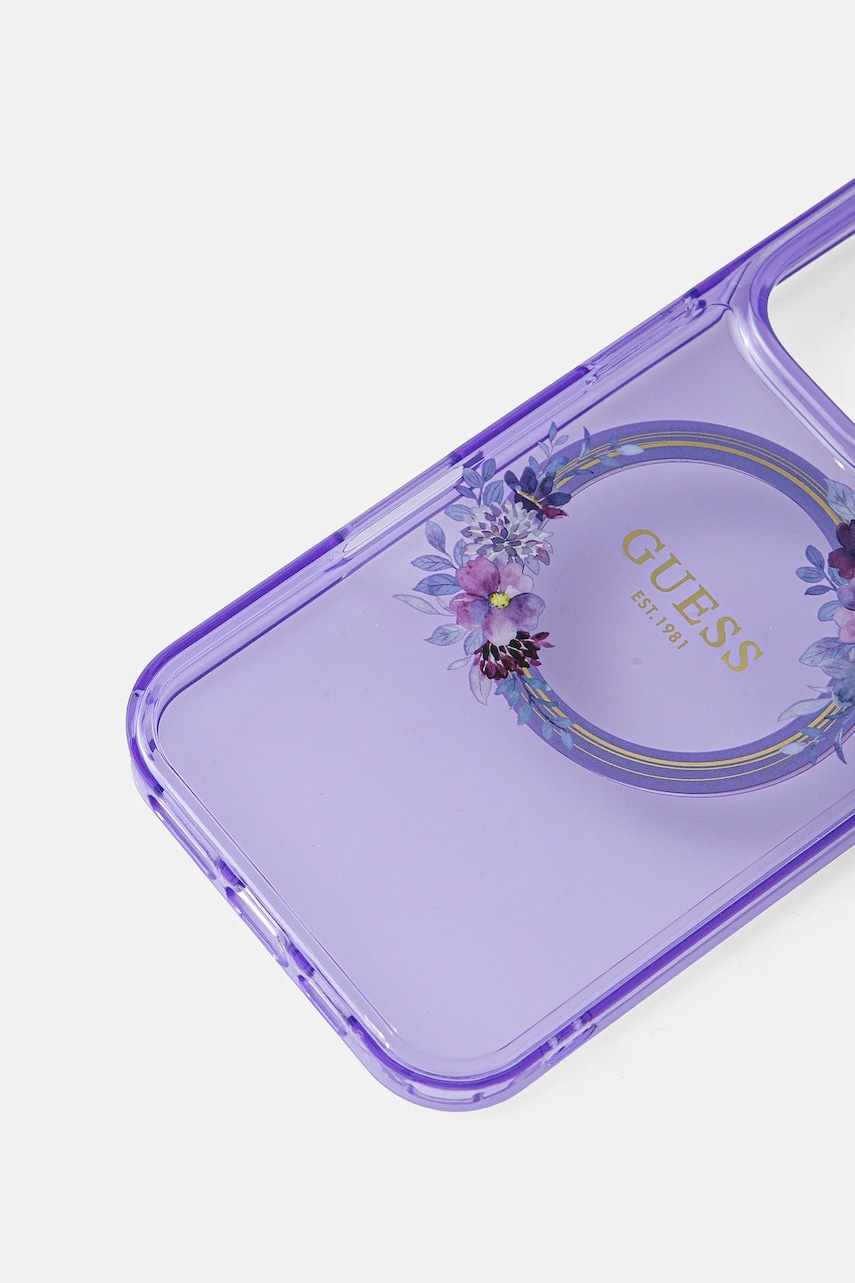 Чехол на телефон Guess iPhone 16 Pro 6.3 цвет фиолетовый GUHMP16LHFWFCU Чехол на телефон Guess iPhone 16 Pro 6.3 цвет фиолетовый GUHMP16LHFWFCU