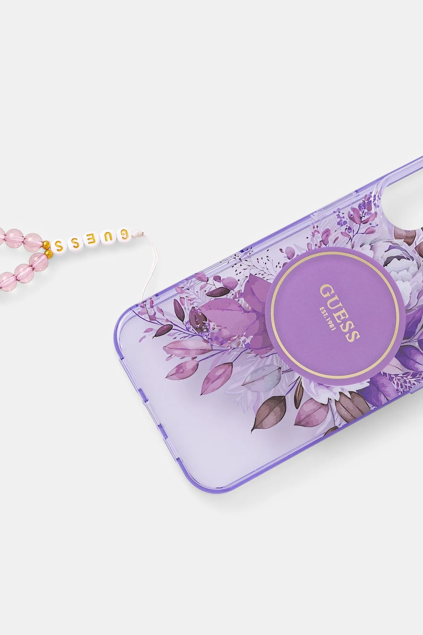Чехол на телефон Guess iPhone 16 Plus 6.7 цвет фиолетовый GUHMP16MHFWBRCESU Чехол на телефон Guess iPhone 16 Plus 6.7 цвет фиолетовый GUHMP16MHFWBRCESU