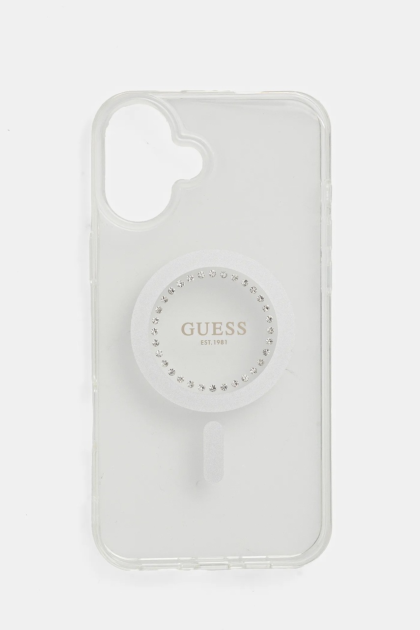 

Кейс за телефон Guess iPhone 16 Plus 6.7 в бяло GUHMP16MPFTDTEH, Бял