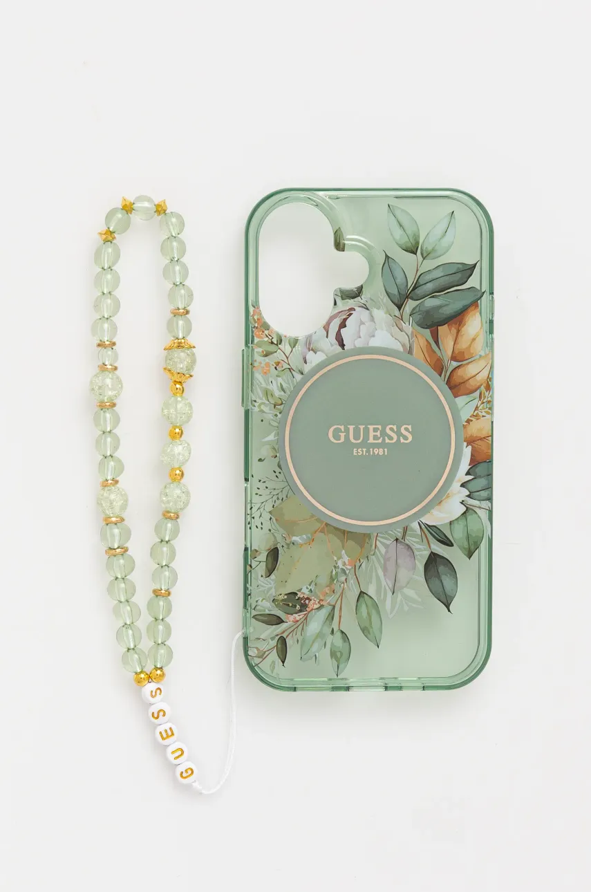 Etui Za Telefon Guess IPhone 16 6.1 Boja: Zelena, GUHMP16SHFWBRCESN