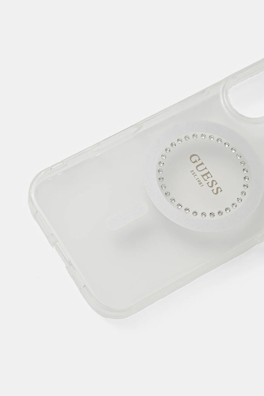 Чехол на телефон Guess iPhone 16 6.1 цвет белый GUHMP16SPFTDTEH Чехол на телефон Guess iPhone 16 6.1 цвет белый GUHMP16SPFTDTEH