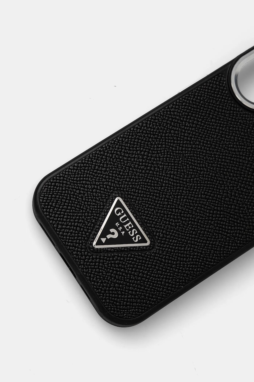 Чехол на телефон Guess iPhone 16 6.1 цвет чёрный GUHMP16SPGTSPSK Чехол на телефон Guess iPhone 16 6.1 цвет чёрный GUHMP16SPGTSPSK