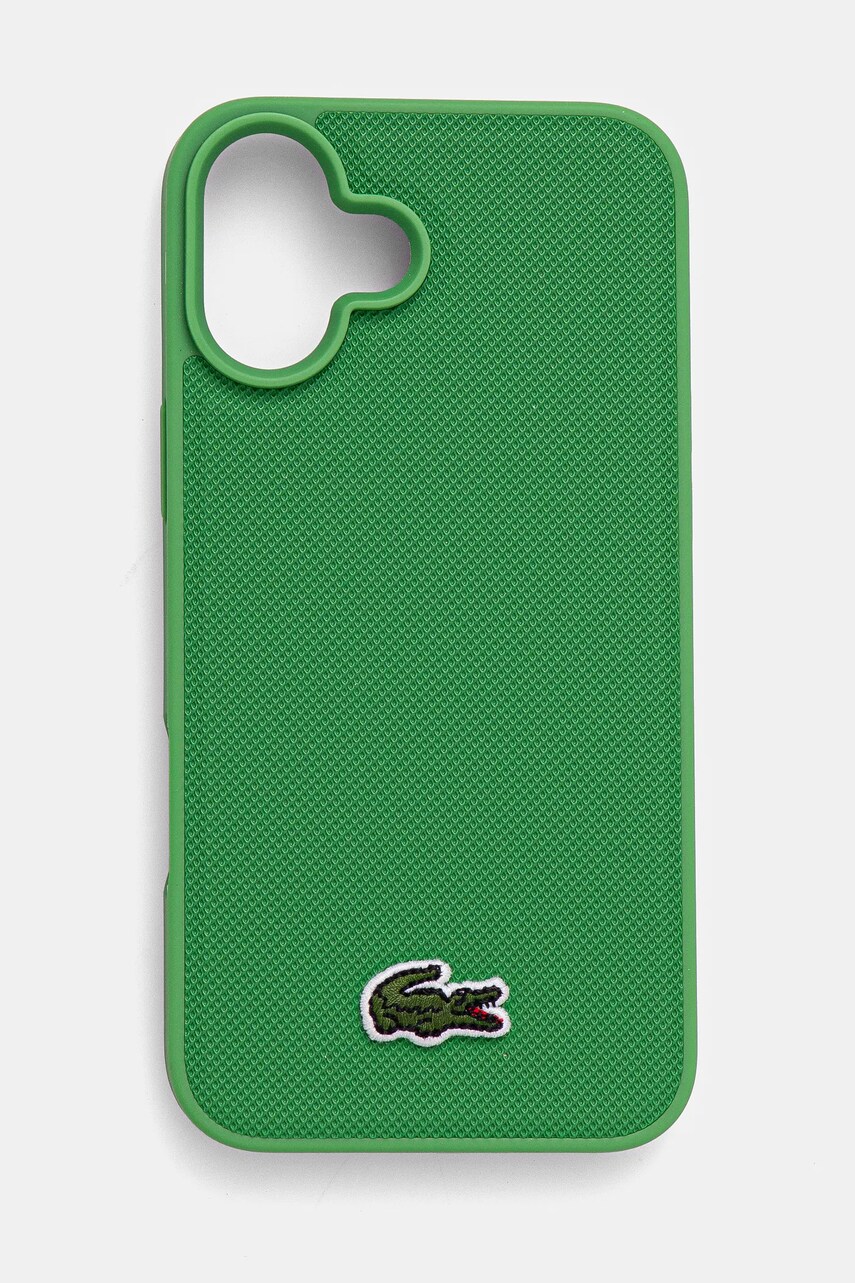 Levně Obal na telefon Lacoste iPhone 16 Plus 6.7 zelená barva, LCHMP16MPVCN