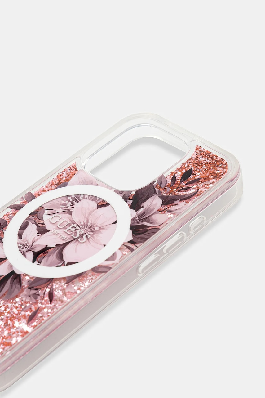 Чехол на телефон Guess iPhone 16 Pro 6.3 цвет розовый GUHMP16LLFMWTP Чехол на телефон Guess iPhone 16 Pro 6.3 цвет розовый GUHMP16LLFMWTP