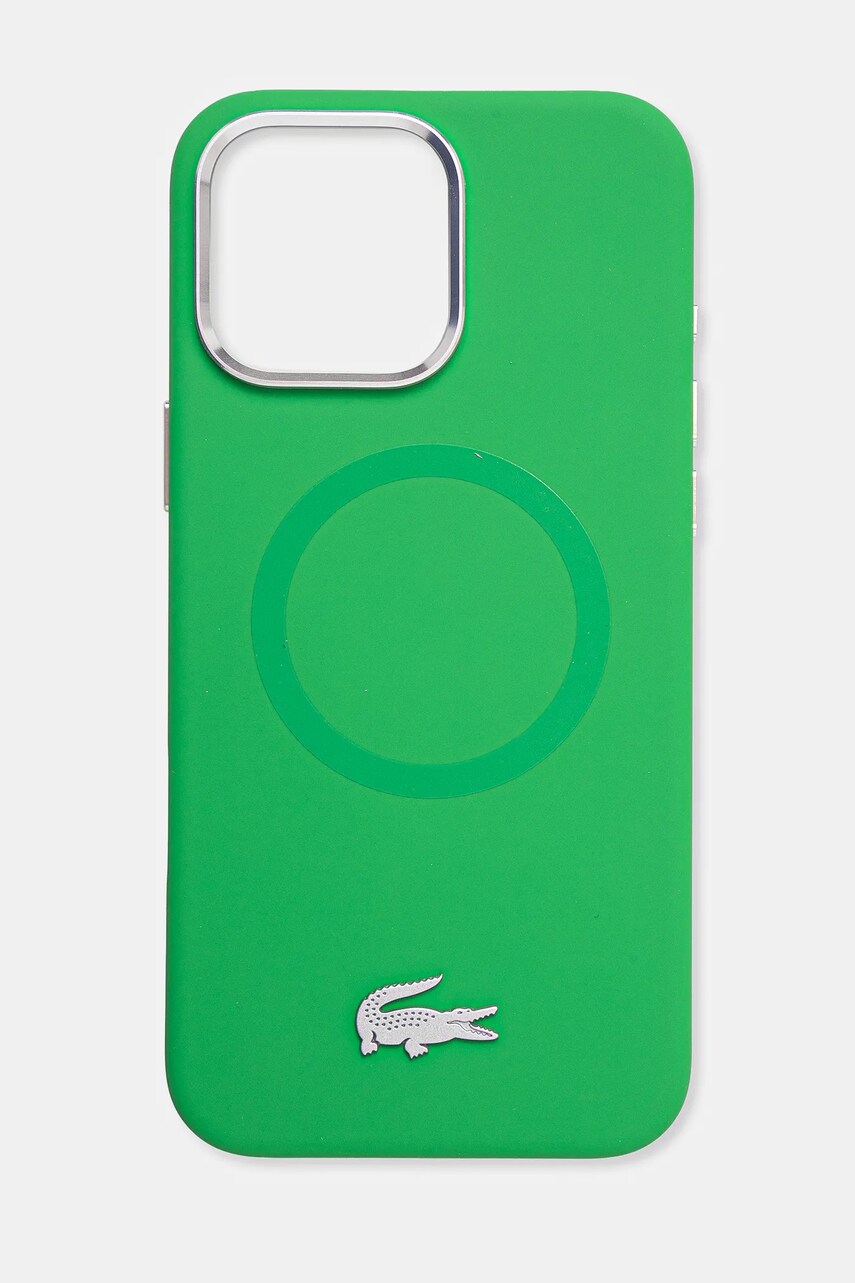 Lacoste etui pentru telefon iPhone 16 Pro Max 6.9 culoarea verde, LCHMP16XSMAN