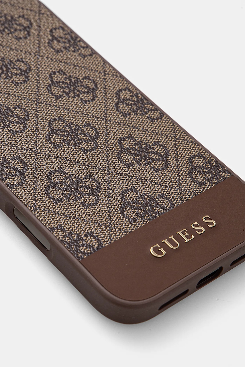 Чехол на телефон Guess iPhone 16 Plus 6.7 цвет коричневый GUHCP16MG4GLBR Чехол на телефон Guess iPhone 16 Plus 6.7 цвет коричневый GUHCP16MG4GLBR