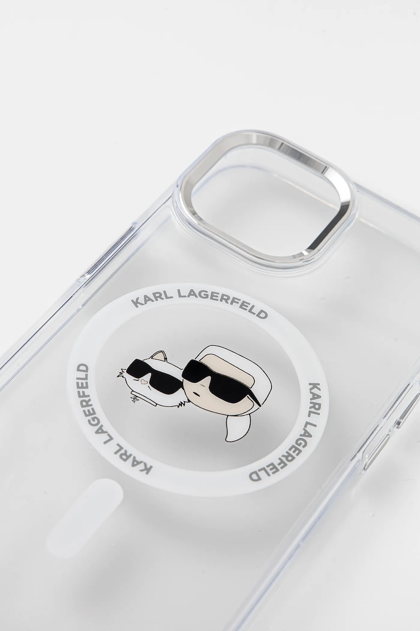 Чехол на телефон Karl Lagerfeld iPhone 15 6.1 цвет прозрачный KLHMP15SHLSKCH Чехол на телефон Karl Lagerfeld iPhone 15 6.1 цвет прозрачный KLHMP15SHLSKCH