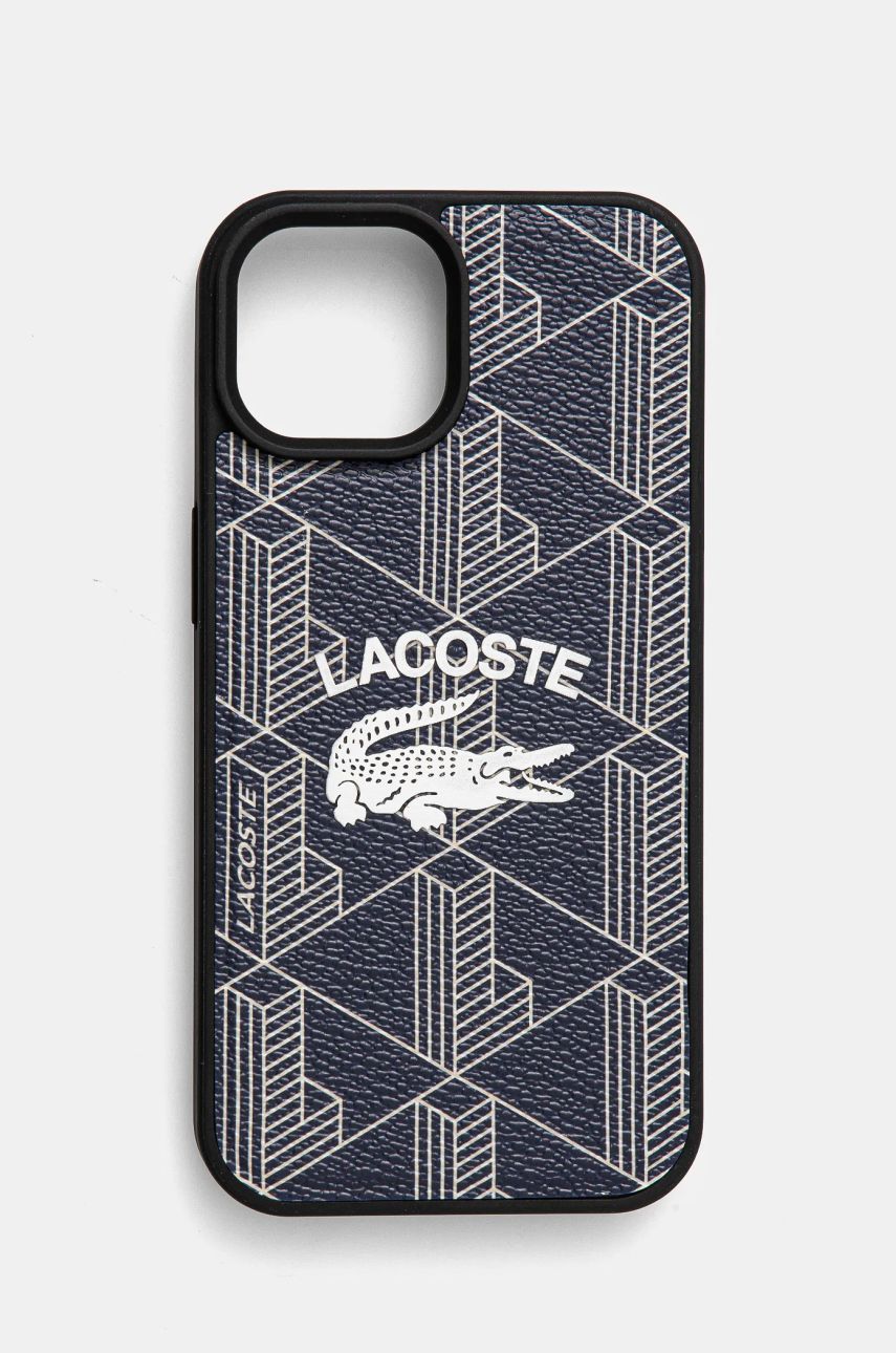 Lacoste husa pentru telefon iPhone 15 / 14 / 13 6.1 culoarea albastru marin, LCHMP15SPIGV