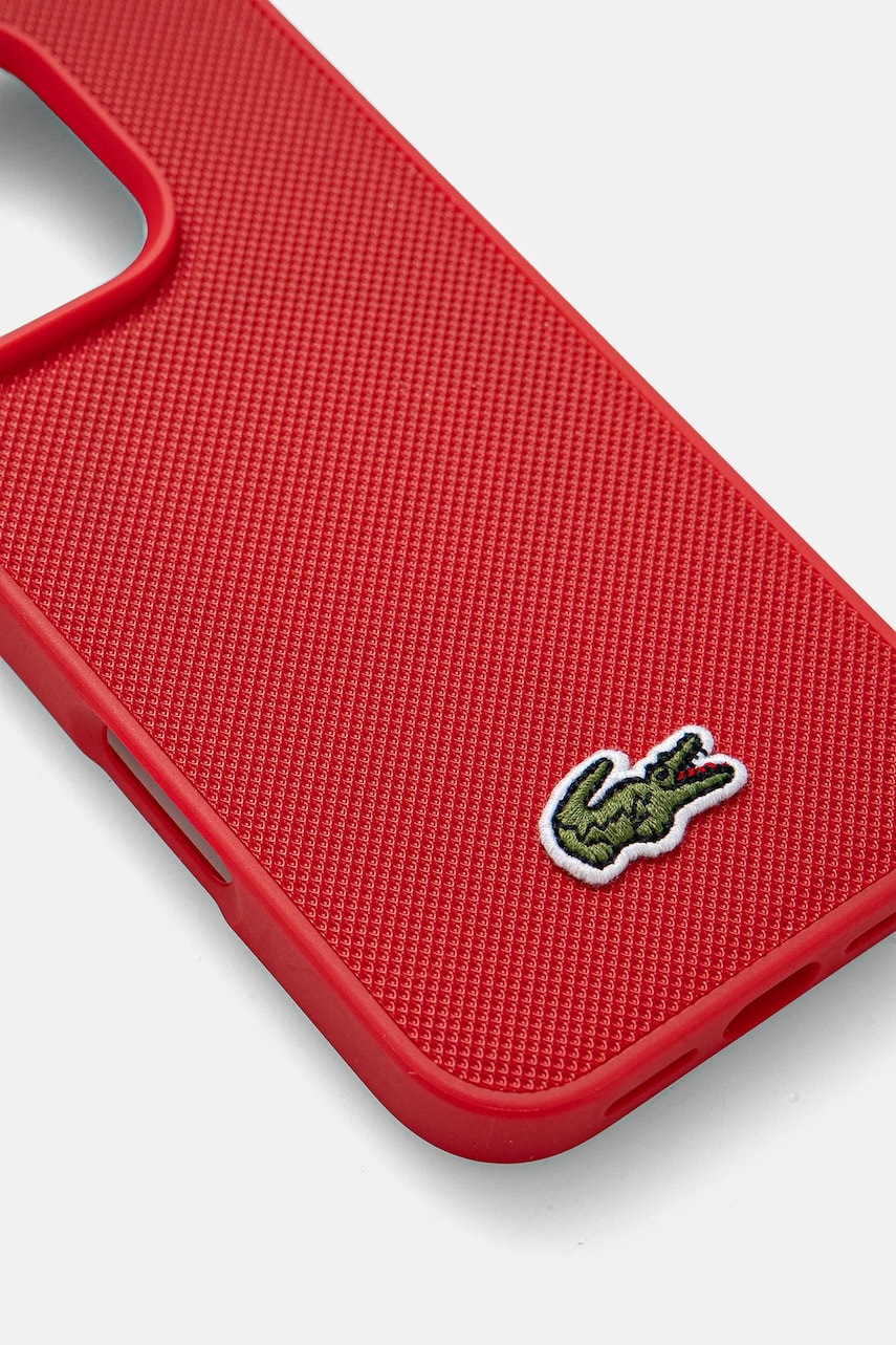 Чехол на телефон Lacoste iPhone 16 Pro 6.3 цвет красный LCHMP16LPVCR Чехол на телефон Lacoste iPhone 16 Pro 6.3 цвет красный LCHMP16LPVCR