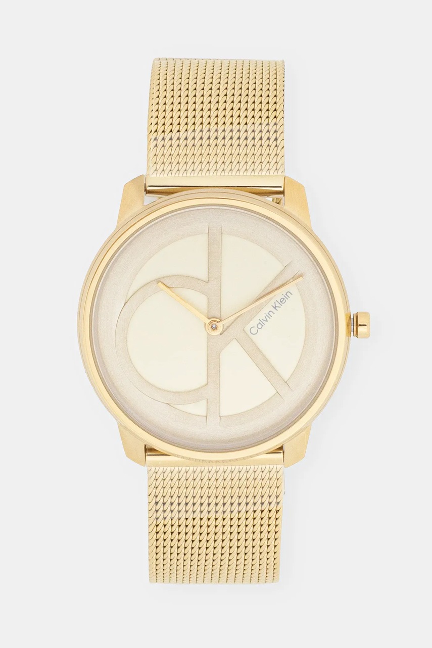 Levně Hodinky Calvin Klein zlatá barva, 25200034