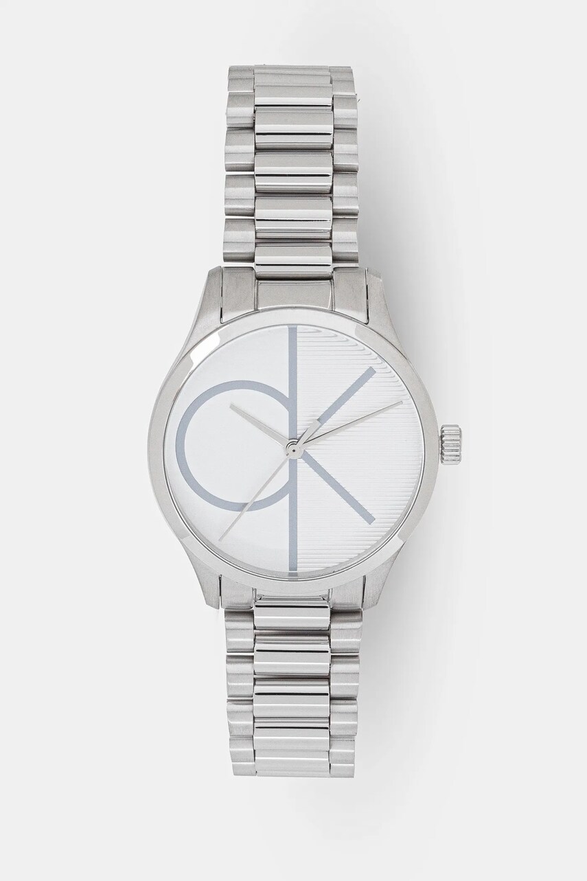 Levně Hodinky Calvin Klein stříbrná barva, 25200345