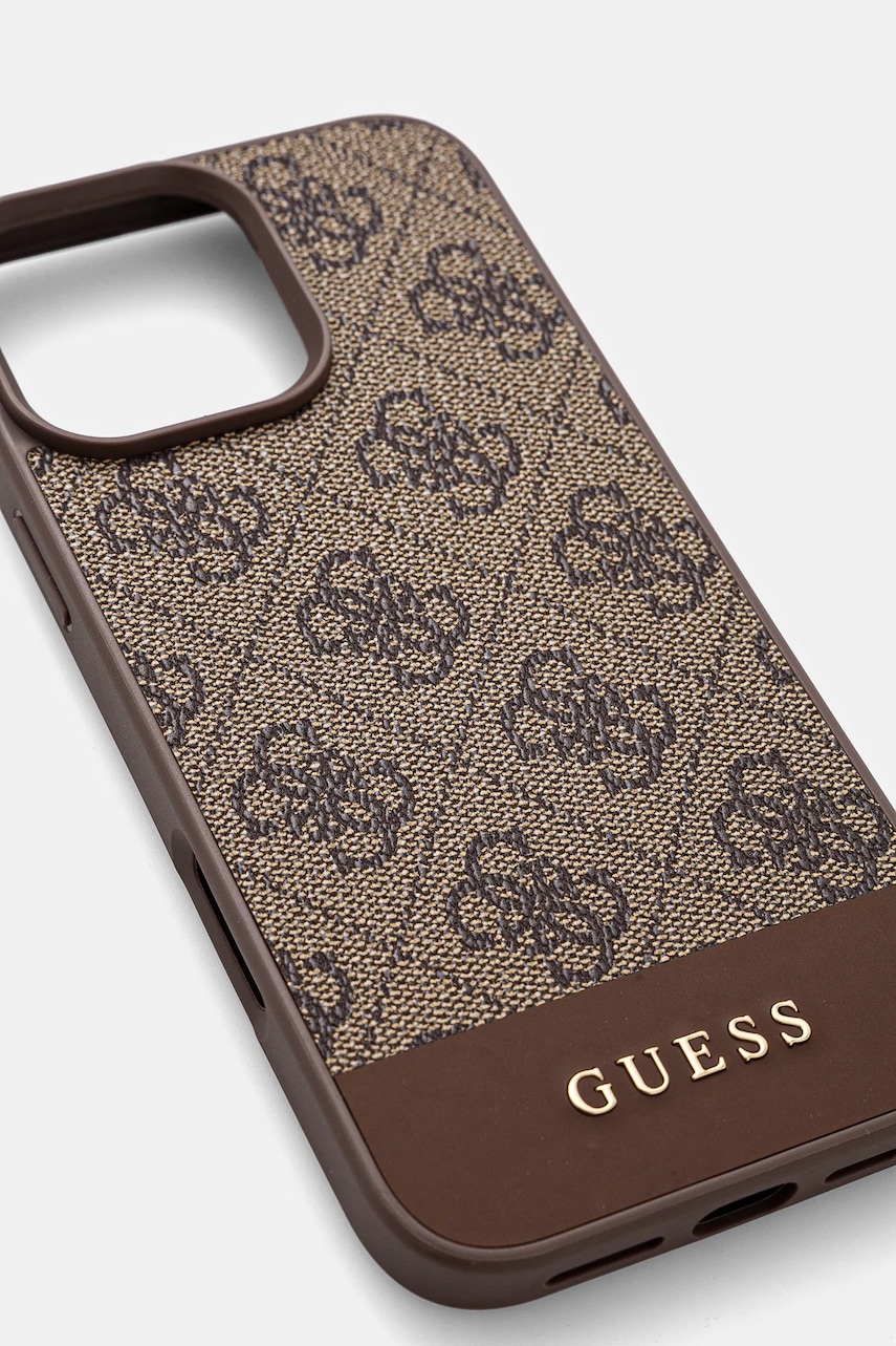 Чехол на телефон Guess iPhone 16 Pro Max 6.9 цвет бежевый GUHCP16XG4GLBR Чехол на телефон Guess iPhone 16 Pro Max 6.9 цвет бежевый GUHCP16XG4GLBR