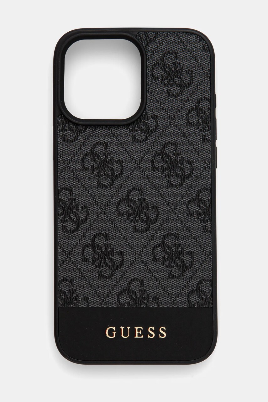 Levně Obal na telefon Guess iPhone 16 Pro Max 6.9 šedá barva, GUHCP16XG4GLGR