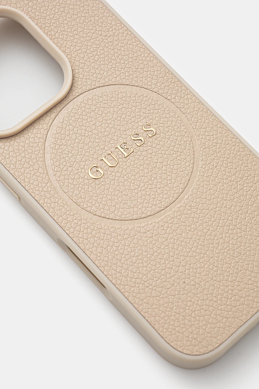 Чехол на телефон Guess iPhone 16 Pro 6.3 цвет бежевый GUHMP16LPGHSMME Чехол на телефон Guess iPhone 16 Pro 6.3 цвет бежевый GUHMP16LPGHSMME
