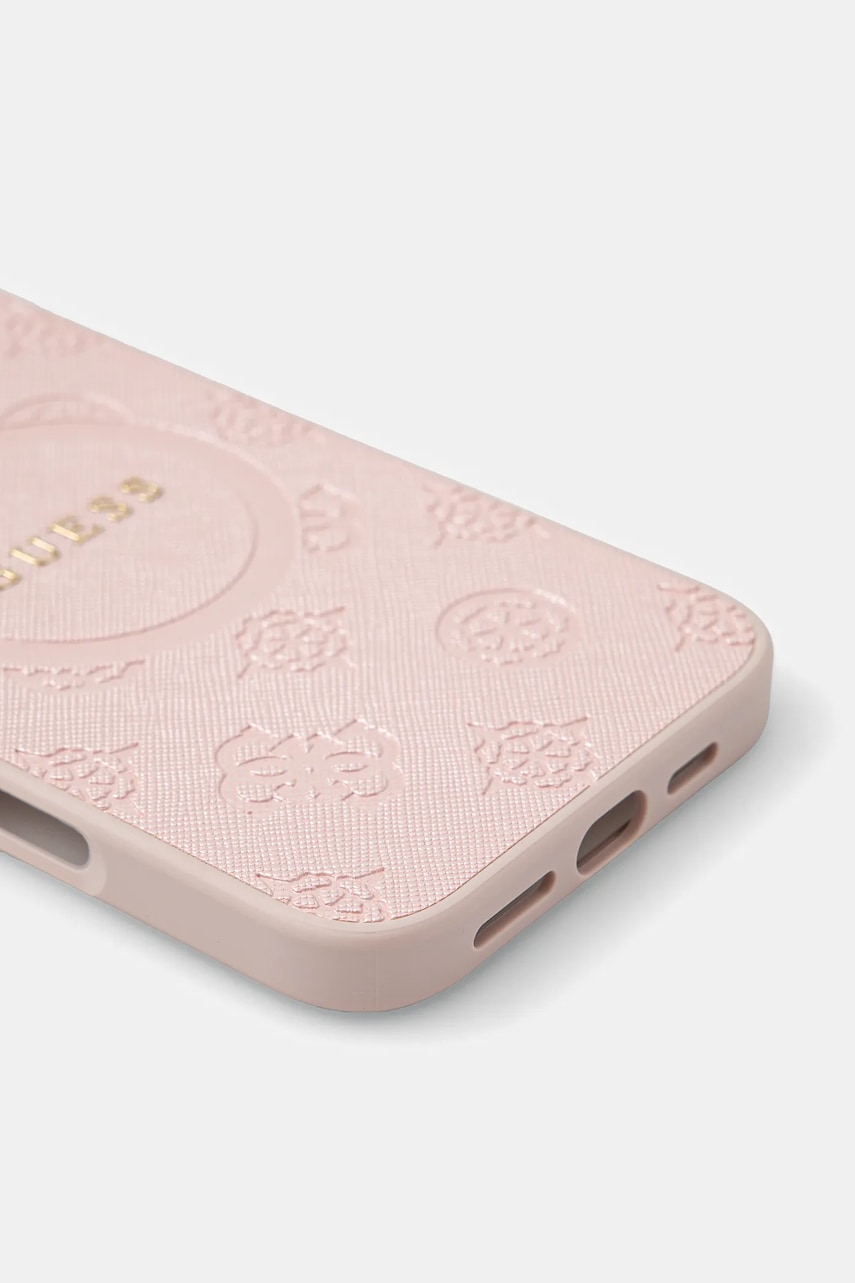 Чехол на телефон Guess iPhone 16 Plus 6.7 цвет розовый GUHMP16MPSAPSMEP Чехол на телефон Guess iPhone 16 Plus 6.7 цвет розовый GUHMP16MPSAPSMEP