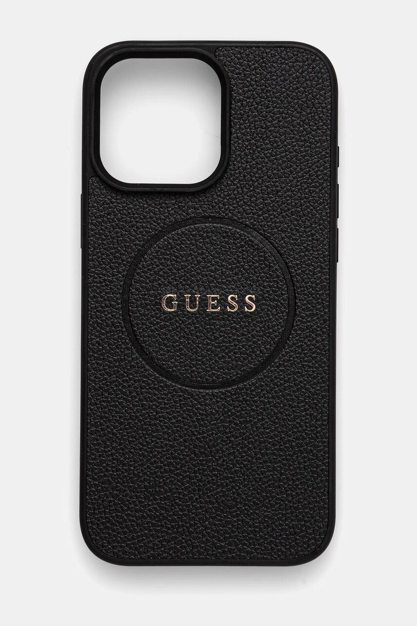 Levně Obal na telefon Guess iPhone 16 Pro Max 6.9 černá barva, GUHMP16XPGHSMMK