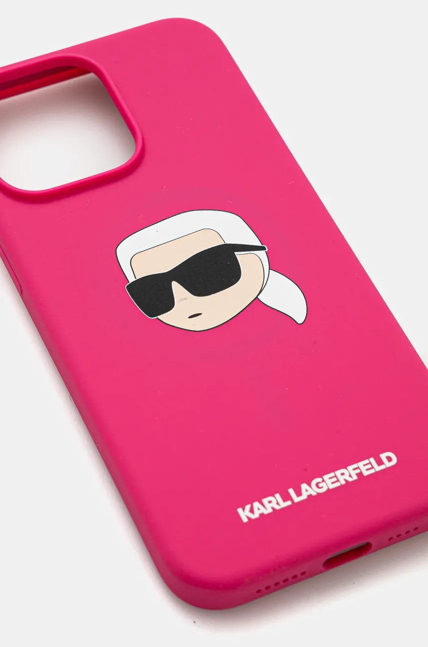 Чехол на телефон Karl Lagerfeld iPhone 15 Pro Max 6.7 цвет розовый KLHMP15XSKHPPLF Чехол на телефон Karl Lagerfeld iPhone 15 Pro Max 6.7 цвет розовый KLHMP15XSKHPPLF