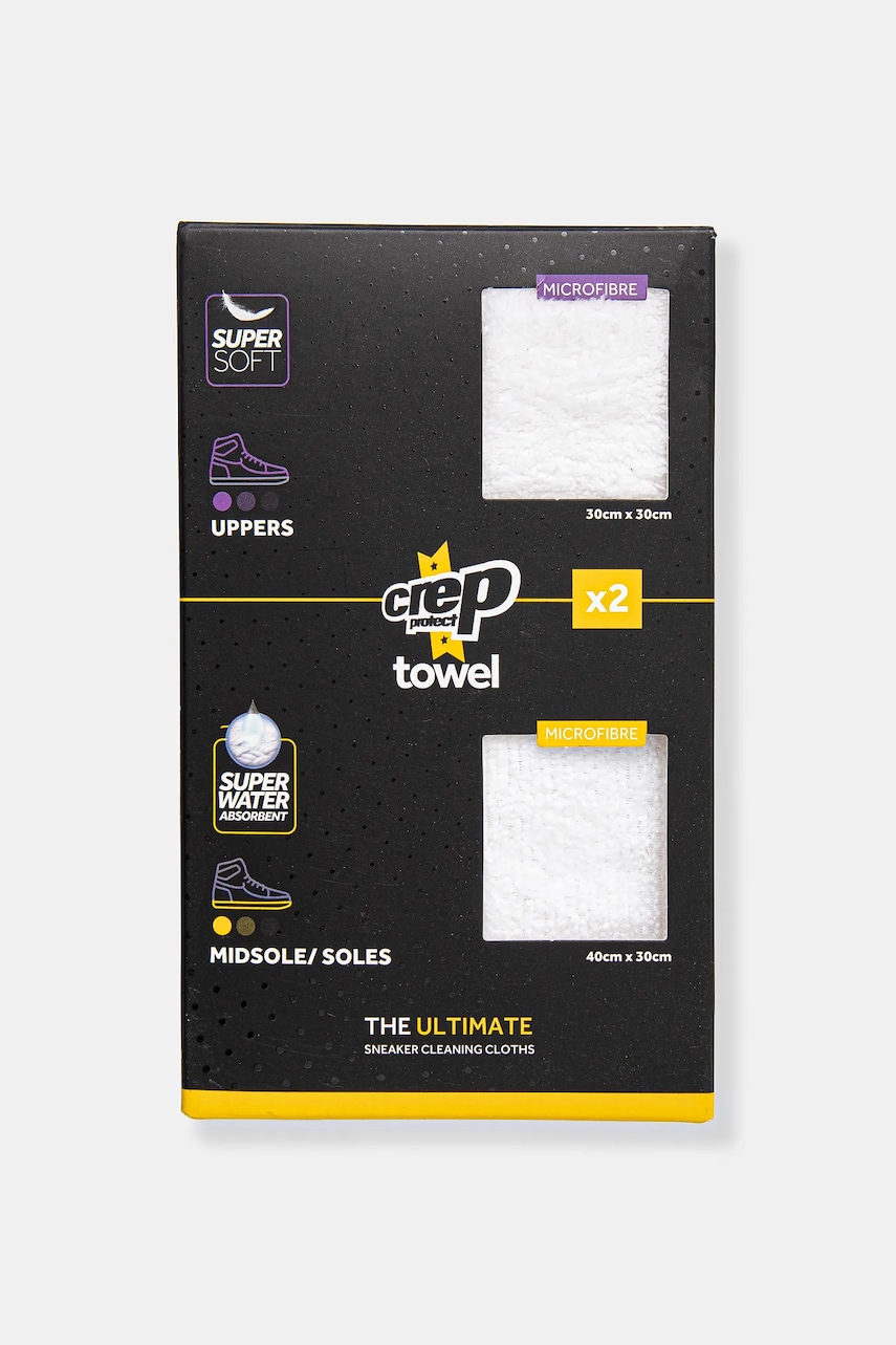 Crep Protect panza de pantofi CREP Protect Ultimate Microfibre Towel (2pc) 2-pack culoarea alb, CP039 Crep Protect panza de pantofi CREP Protect Ultimate Microfibre Towel (2pc) 2-pack culoarea alb, CP039