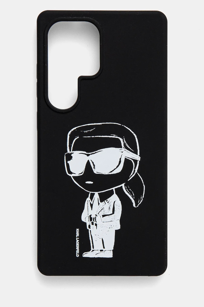 Levně Obal na telefon Karl Lagerfeld Samsung Galaxy S25 Ultra černá barva, KLHMS25LPNYKGRTK