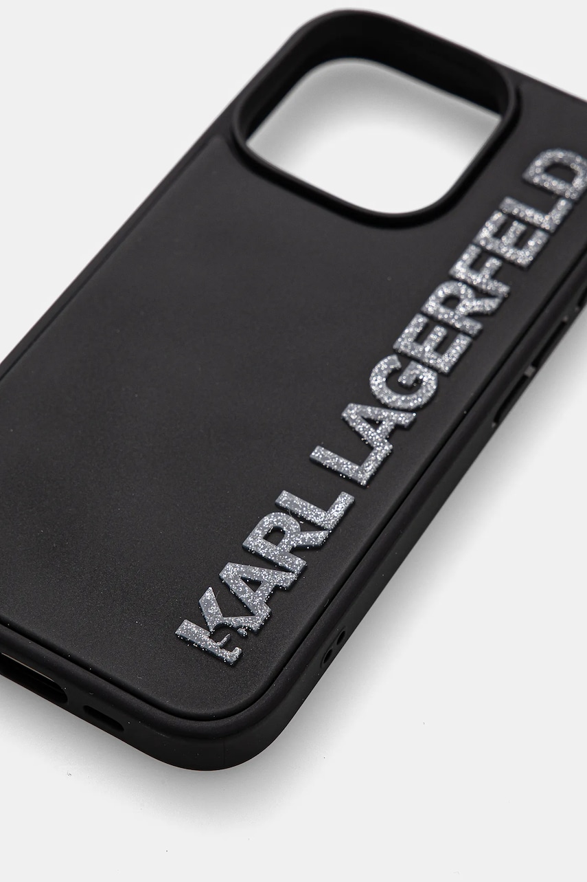 Чехол на телефон Karl Lagerfeld iPhone 16 Pro цвет чёрный KLHCP16LRBKGVCK Чехол на телефон Karl Lagerfeld iPhone 16 Pro цвет чёрный KLHCP16LRBKGVCK