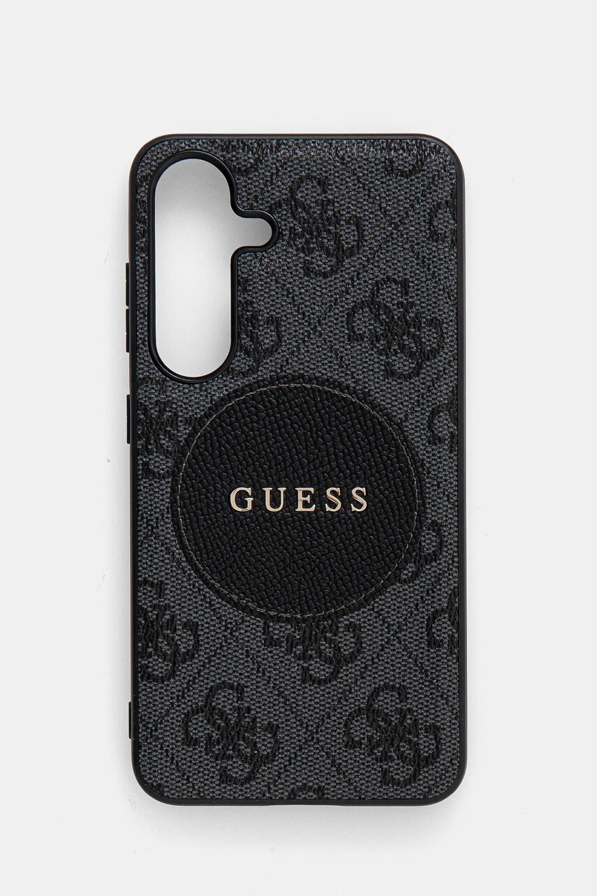 

Кейс за телефон Guess Samsung Galaxy S25 в черно GUHMS25SP4PGRSGK, Черен