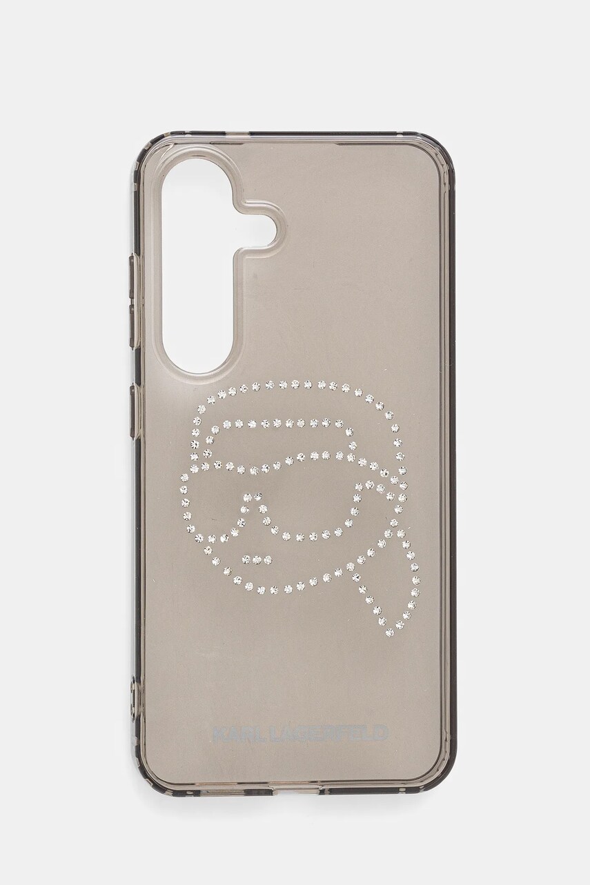 Levně Obal na telefon Karl Lagerfeld Samsung Galaxy S25 černá barva, KLHCS25SHKHDCELK