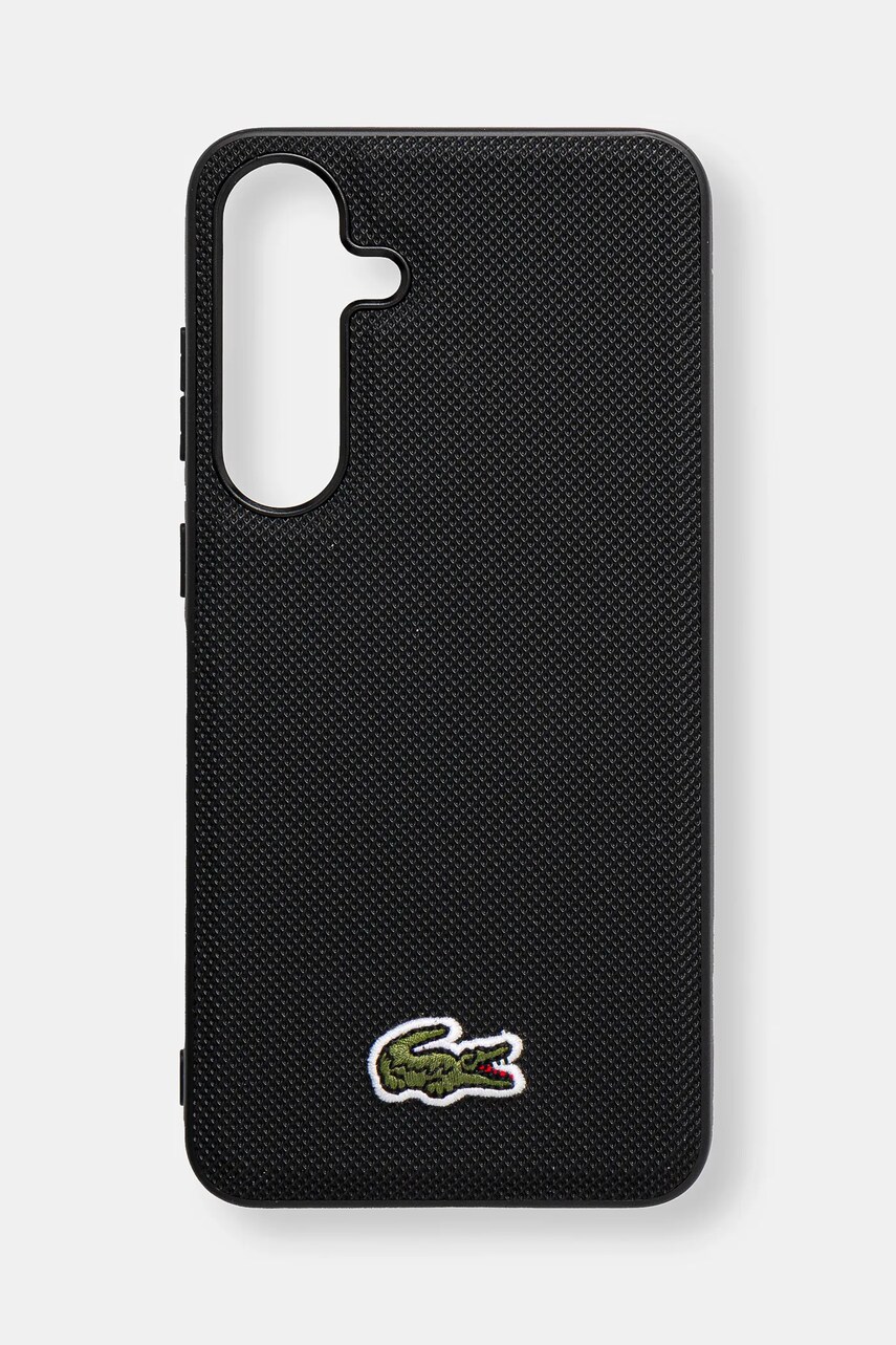 Lacoste Husa pentru telefon Samsung Galaxy S25+ culoarea negru, LCHMS25MPVCK
