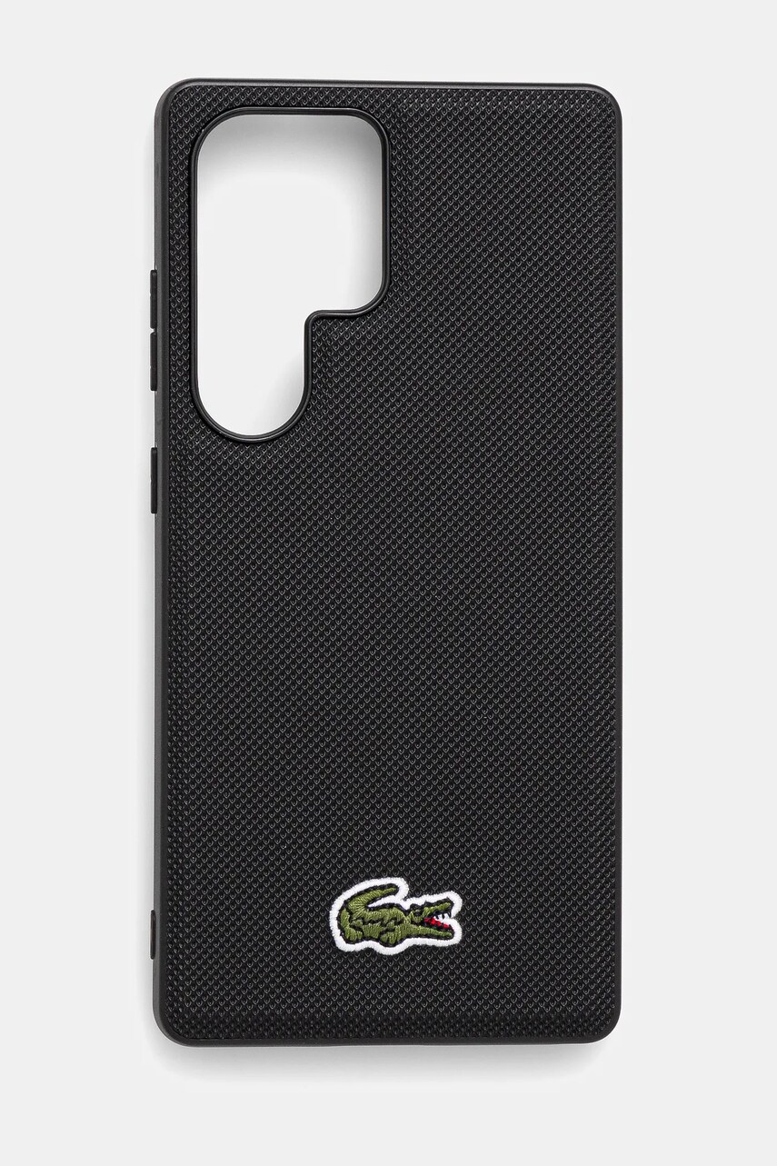 Lacoste Husa pentru telefon Samsung Galaxy S25 Ultra culoarea negru, LCHMS25LPVCK