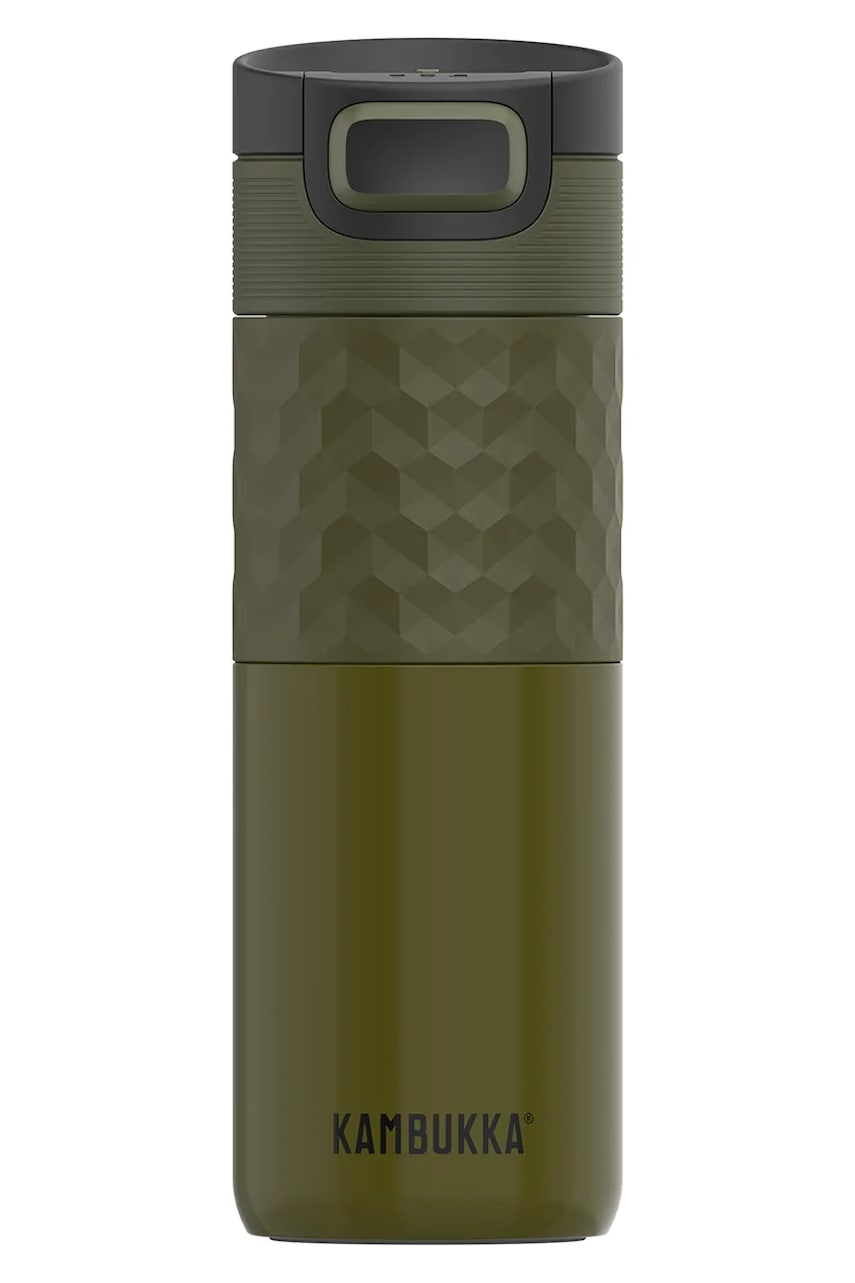 Kambukka cană termos Etna Grip 500ml Khaki Warrior culoarea verde, 11-01057 Kambukka cană termos Etna Grip 500ml Khaki Warrior culoarea verde, 11-01057