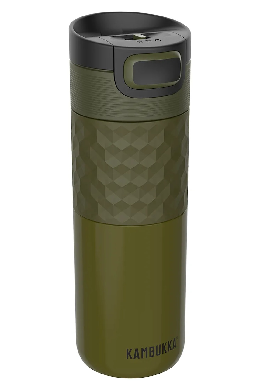 Термокружка Kambukka Etna Grip 500ml Khaki Warrior цвет зелёный 11-01057 Термокружка Kambukka Etna Grip 500ml Khaki Warrior цвет зелёный 11-01057