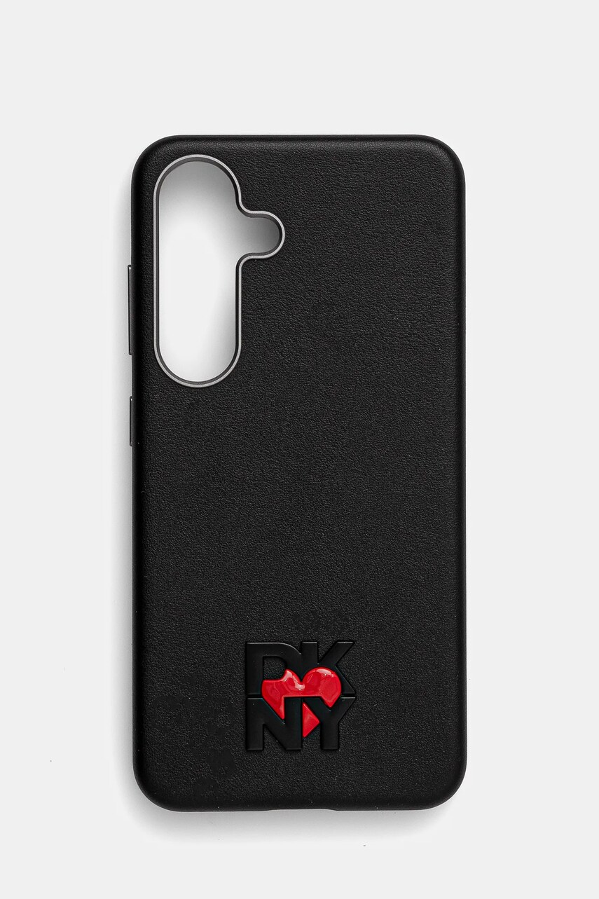 Levně Obal na telefon Dkny Samsung Galaxy S25 černá barva, DKHCS25SPFCMHLK