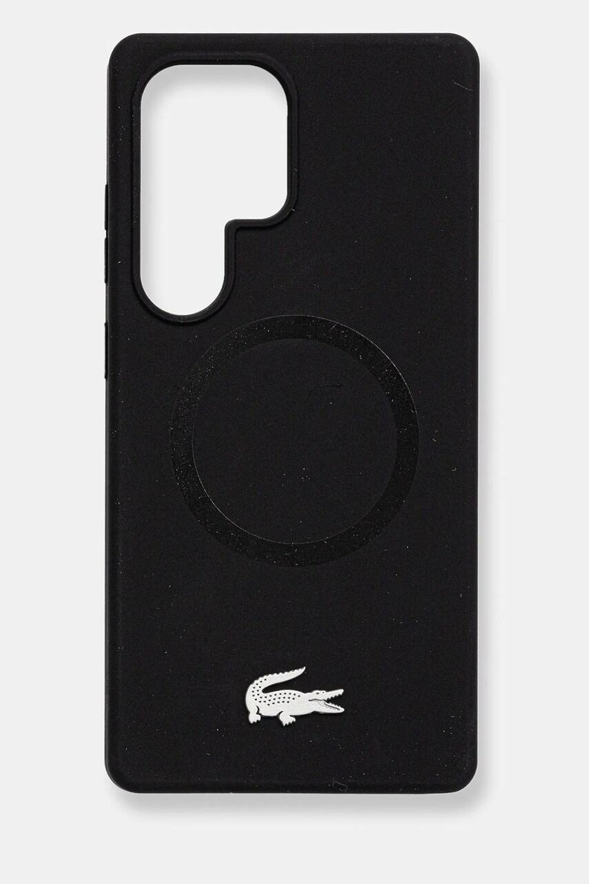 Lacoste carcasă de telefon Samsung Galaxy S25 Ultra culoarea negru, LCHMS25LSMAK