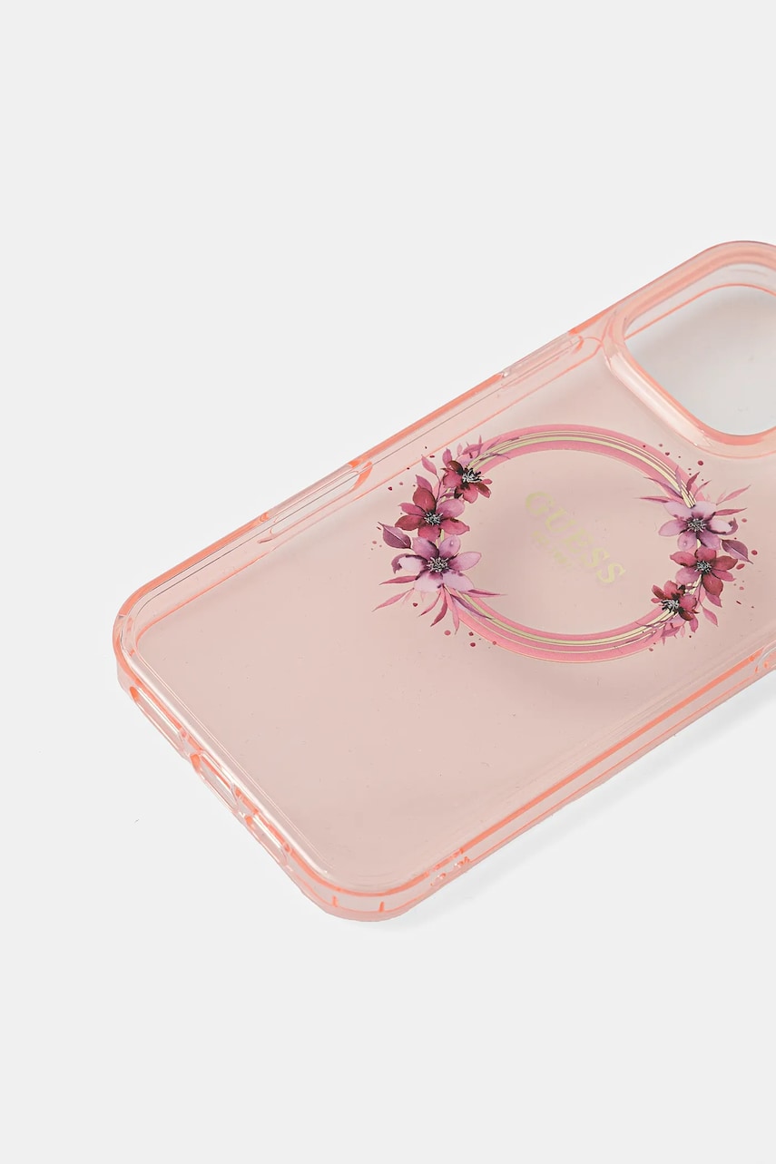 Чехол на телефон Guess iPhone 16 Pro Max цвет розовый GUHMP16XHFWFCP Чехол на телефон Guess iPhone 16 Pro Max цвет розовый GUHMP16XHFWFCP