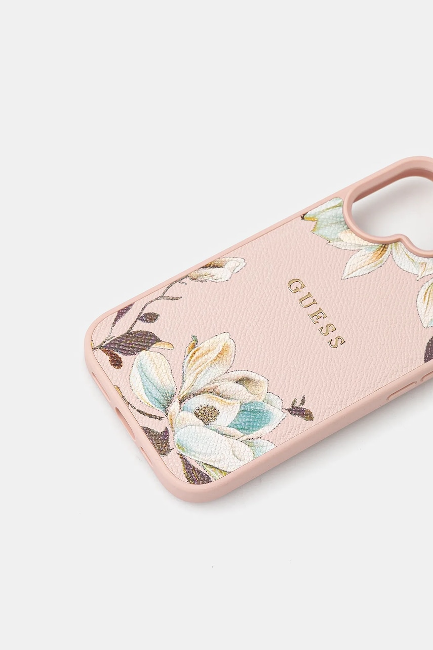 Чехол на телефон Guess iPhone 16 цвет розовый GUHMP16SPGNMPLMP Чехол на телефон Guess iPhone 16 цвет розовый GUHMP16SPGNMPLMP