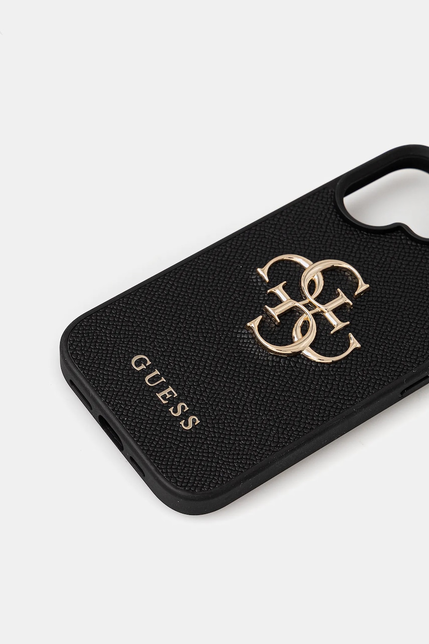Чехол на телефон Guess iPhone 16 цвет чёрный GUHCP16SPGT4MBK Чехол на телефон Guess iPhone 16 цвет чёрный GUHCP16SPGT4MBK