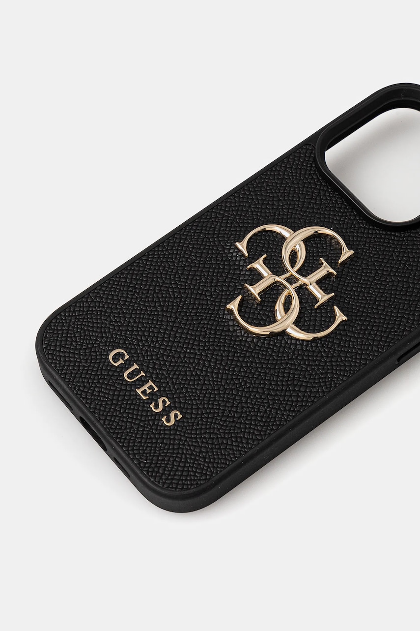 Чехол на телефон Guess iPhone 16 Pro цвет чёрный GUHCP16LPGT4MBK Чехол на телефон Guess iPhone 16 Pro цвет чёрный GUHCP16LPGT4MBK