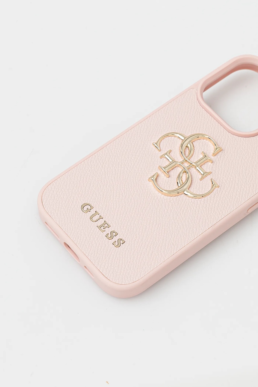 Чехол на телефон Guess iPhone 16 Pro цвет розовый GUHCP16LPGT4MBP Чехол на телефон Guess iPhone 16 Pro цвет розовый GUHCP16LPGT4MBP