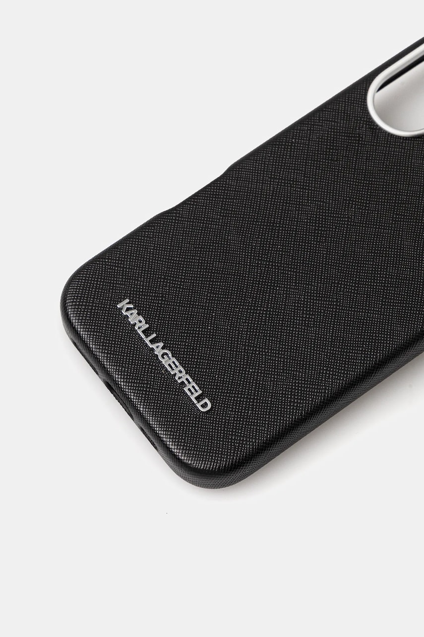 Чехол на телефон Karl Lagerfeld iPhone 16 цвет чёрный KLHMP16SPSAFWMCK Чехол на телефон Karl Lagerfeld iPhone 16 цвет чёрный KLHMP16SPSAFWMCK