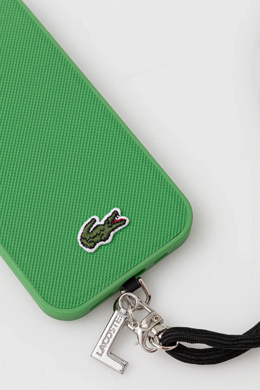 Чехол на телефон Lacoste iPhone 15 цвет зелёный LCHMBCP15SPVCN Чехол на телефон Lacoste iPhone 15 цвет зелёный LCHMBCP15SPVCN