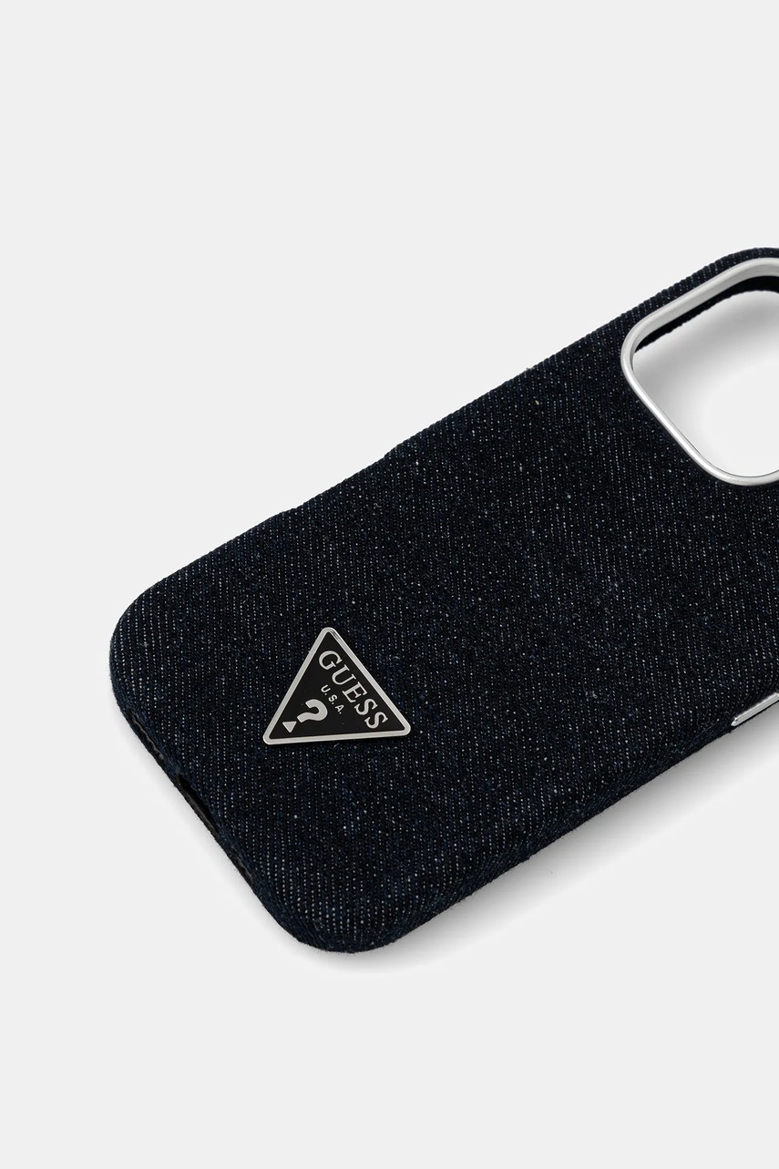 Чехол на телефон Guess iPhone 16 Pro цвет чёрный GUHMP16LRJFWTLK