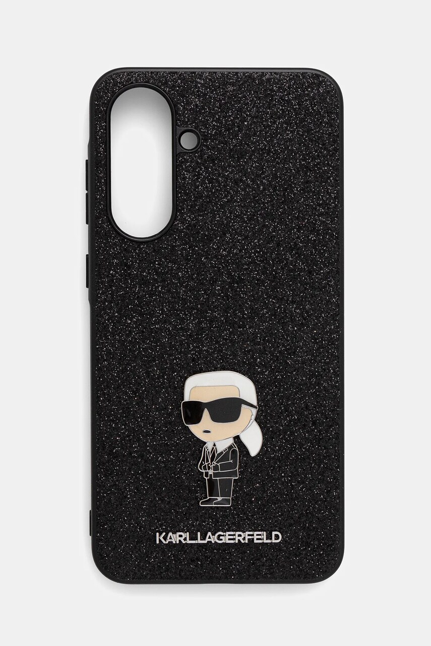 Levně Obal na telefon Karl Lagerfeld Samsung Galaxy A36 černá barva, KLHCSA36GKNPSK