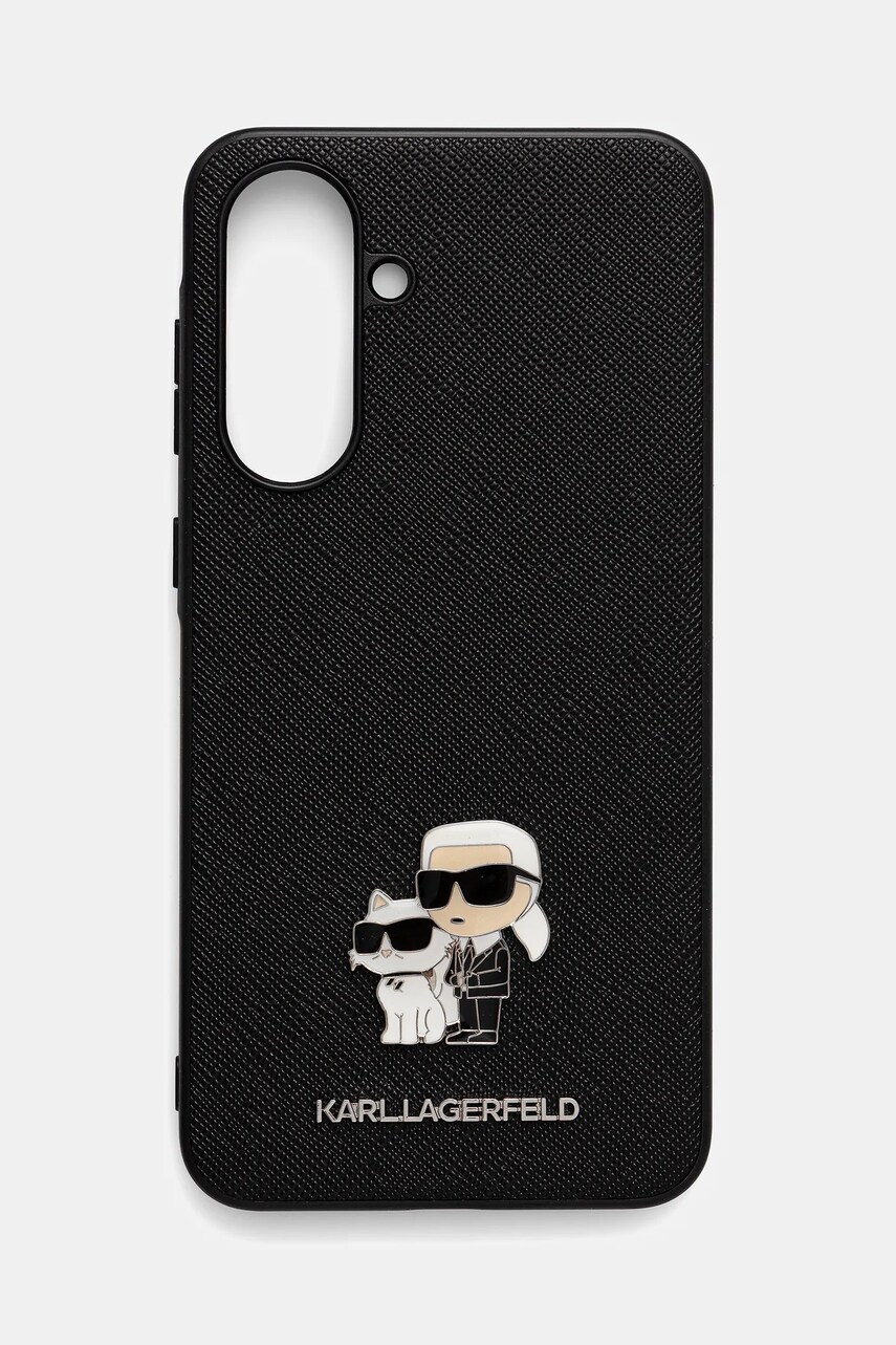 Levně Obal na telefon Karl Lagerfeld Samsung Galaxy A36 černá barva, KLHCSA36PSAKCMPK