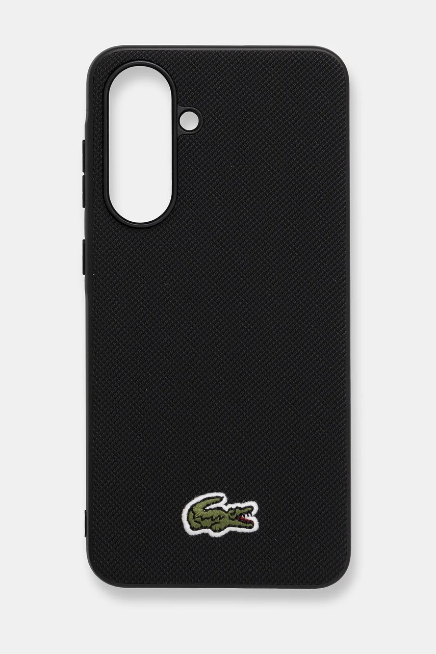 Levně Obal na telefon Lacoste Samsung Galaxy A56 černá barva, LCHCSA56PVCK