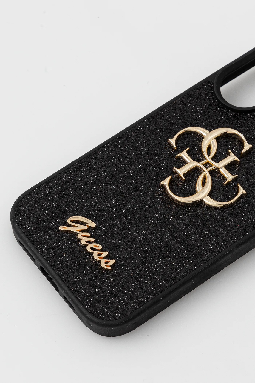 Чехол на телефон Guess iPhone 16 цвет чёрный GUHCP16SHG4SGK