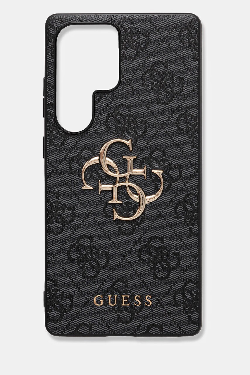 Levně Obal na telefon Guess Samsung Galaxy S25 Ultra černá barva, GUHCS25L4GMGGR